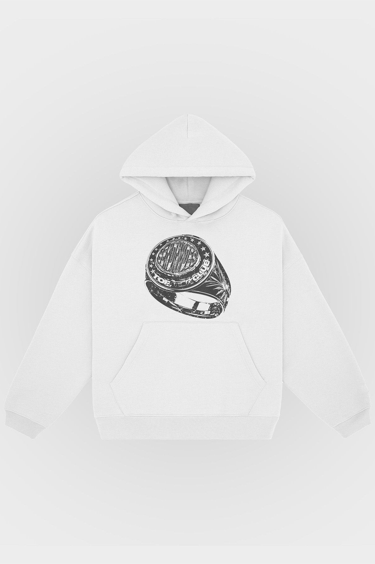 TOP TIER CLUB HOODIE POWDER WHITE1